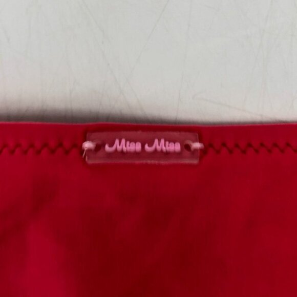 NWT Miss Miss hot pink ruched side bikini bottoms EU 46  (XL) - Picture 3 of 13